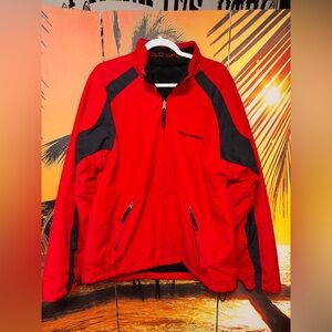 Polo Sport by Ralph Lauren Men's Red and Black Reversible Jacket